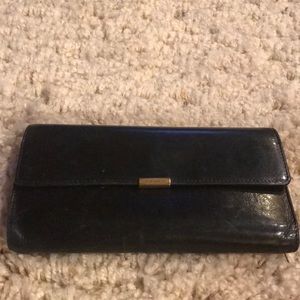 Black Leather Coach Wallet